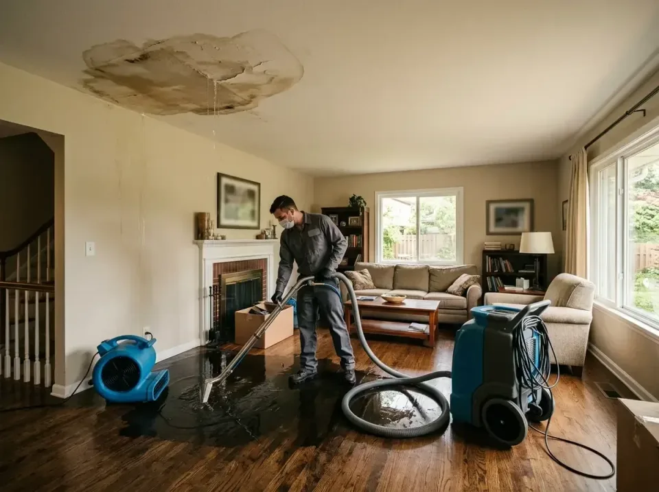attic-pipe-burst-ceiling-drip-008 — frequently asked questions, Water Damage Restoration & Carpet Care in Lincoln Village, CA